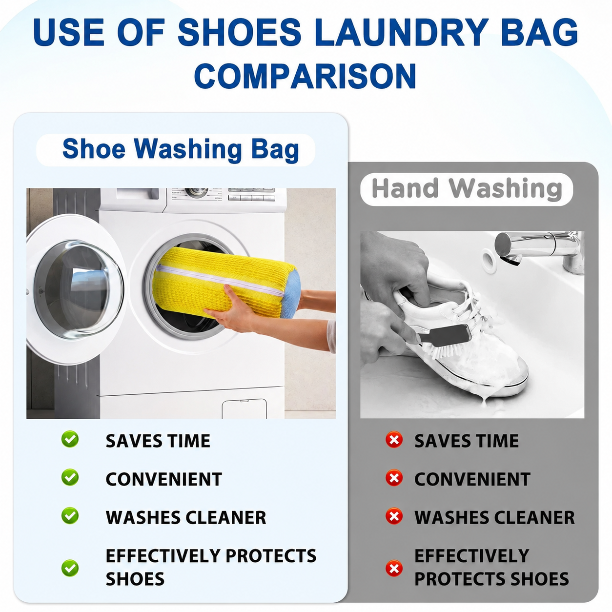✨Limited Time Offer✨ Shoe Washing Bag for Machine - Reusable & Durable🧼 thumbnail 4