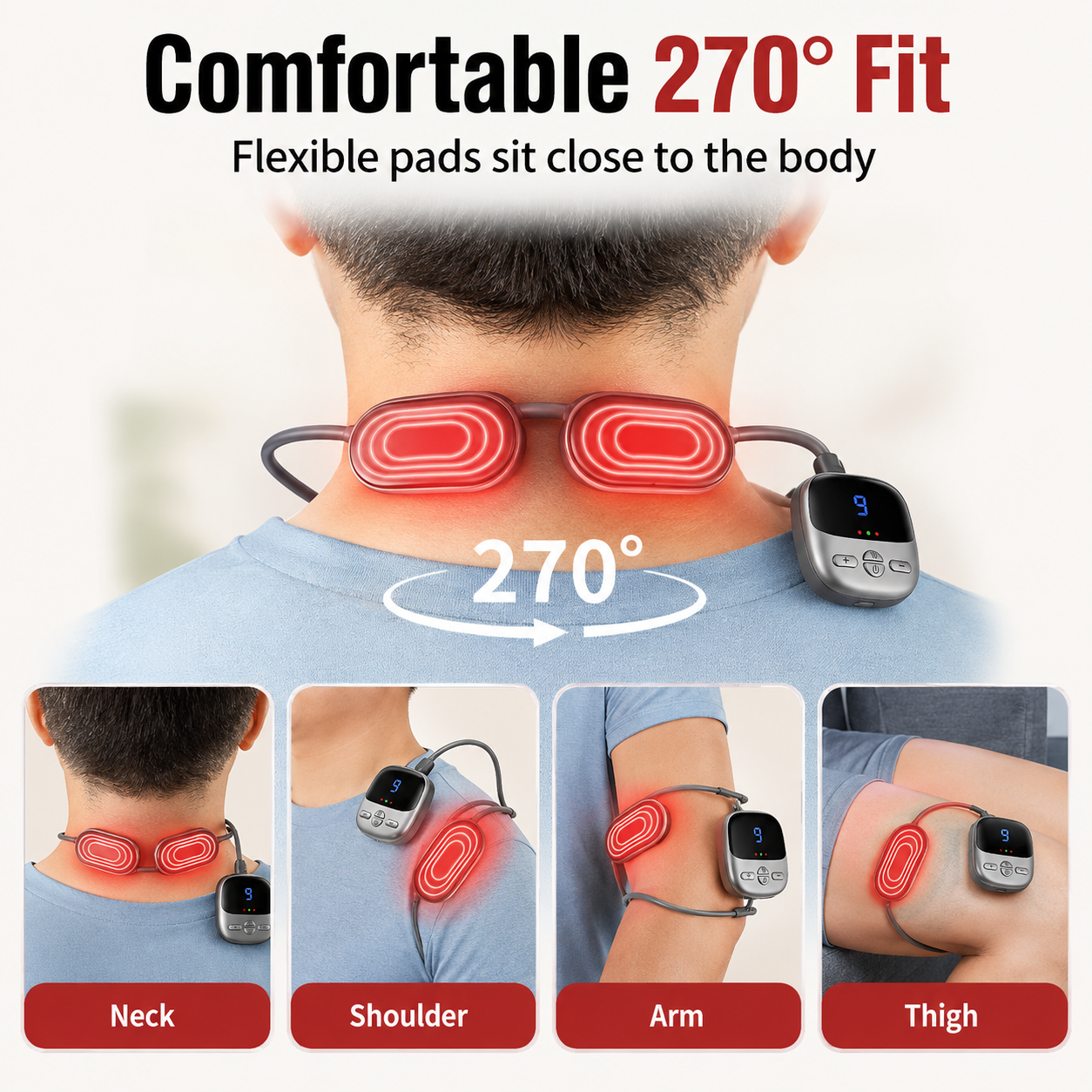 ⚡Heated Neck Relaxation Massager – 49% OFF💥 thumbnail 5