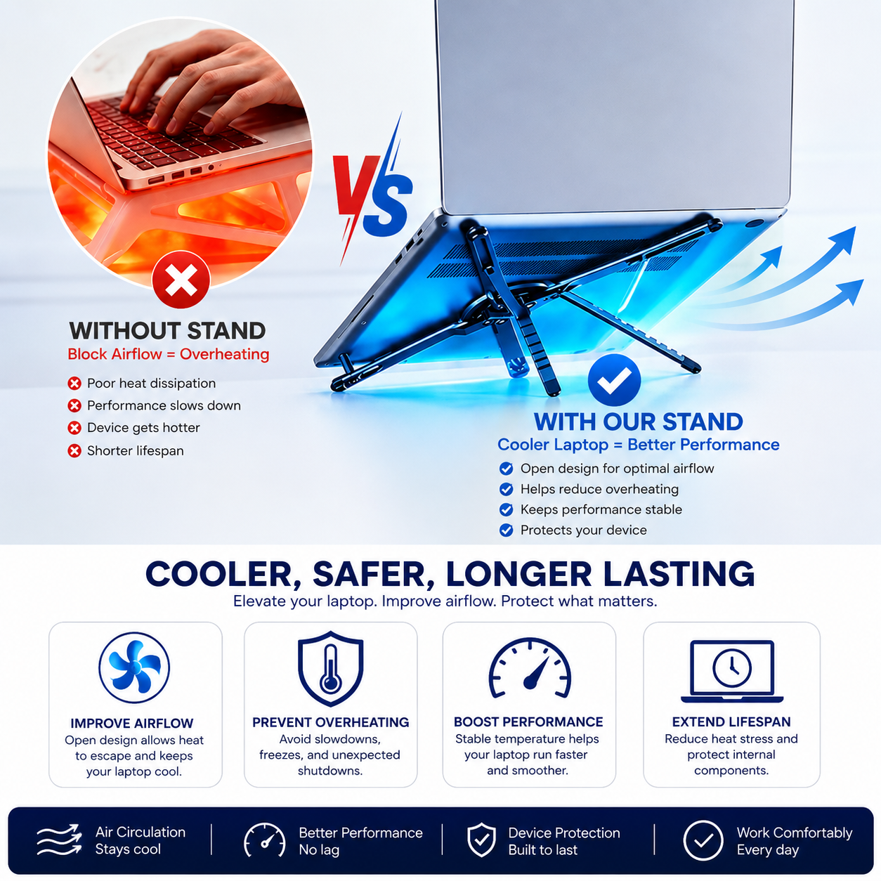 🚀 HOT SALE🔥 Magnetic Tablet Stand — Strong Suction & Foldable Design thumbnail 3