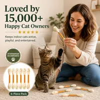 🥳2026 HOT SALE🥳💞50K+ SOLD!💛✨ BUY 2 GET 1 FREE 🏆 Giant Catnip Swab Toys 🧼 thumbnail 7