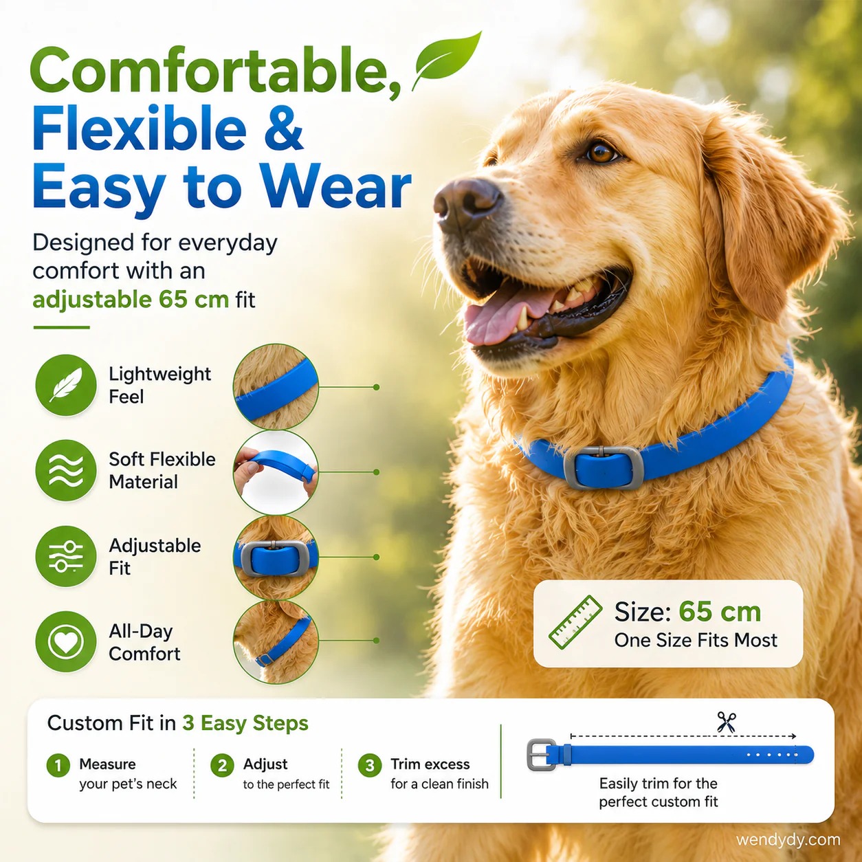 🥳2026 HOT SALE🥳💞50K+ SOLD!💛✨Natural Collar with Essential Oils – For a More Comfortable Stay Out🐶 thumbnail 6