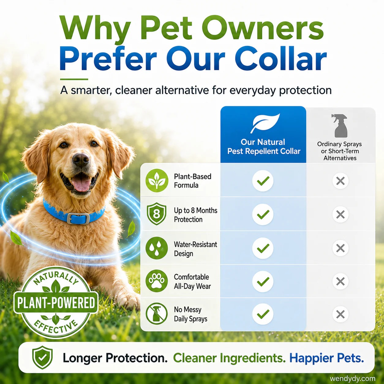 🥳2026 HOT SALE🥳💞50K+ SOLD!💛✨Natural Collar with Essential Oils – For a More Comfortable Stay Out🐶 thumbnail 7