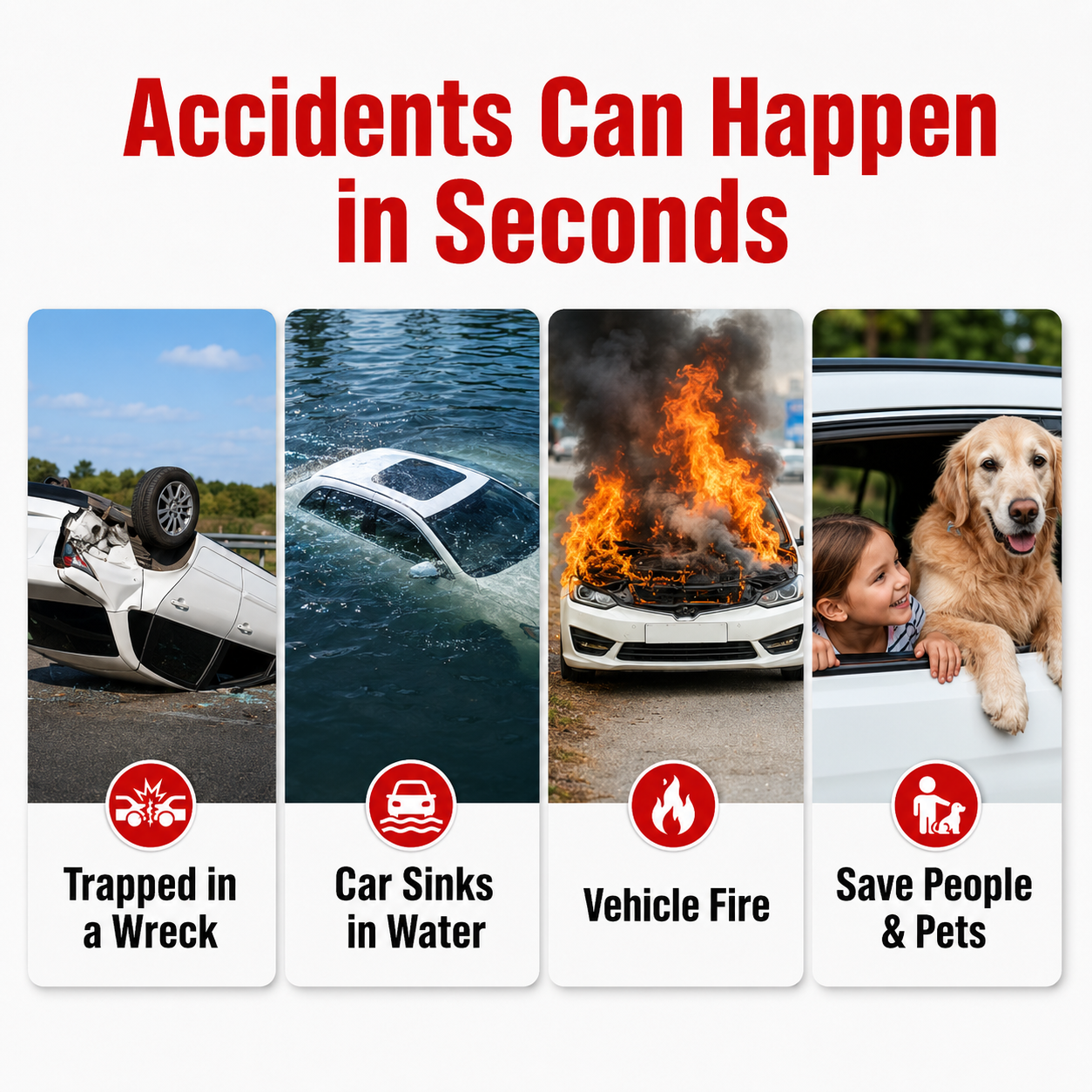 🥳2026 HOT SALE🥳💞50K+ SOLD!💛✨ BUY 2 GET 1 FREE 🏆 2-in-1 Car Emergency Escape Tool 🛡️ thumbnail 3