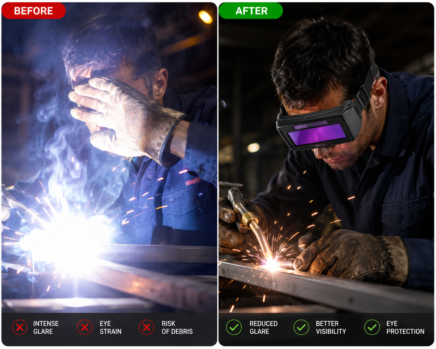 📢📢50% OFF !! ⏰Welder's Eye Protection Goggles 🥽 thumbnail 2