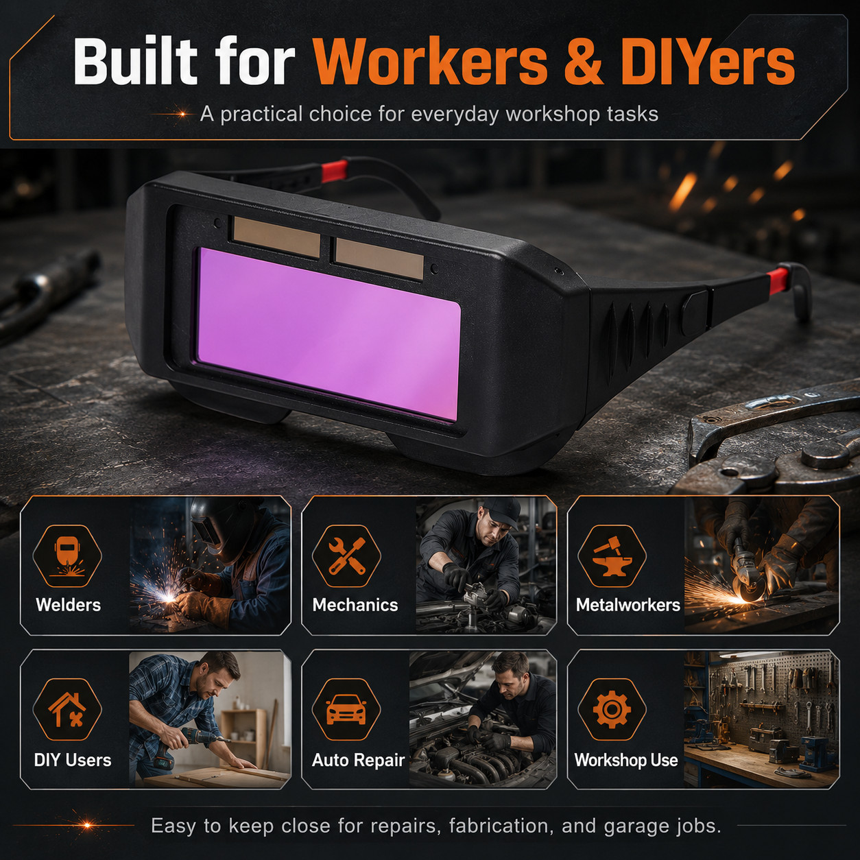 📢📢50% OFF !! ⏰Welder's Eye Protection Goggles 🥽 thumbnail 7