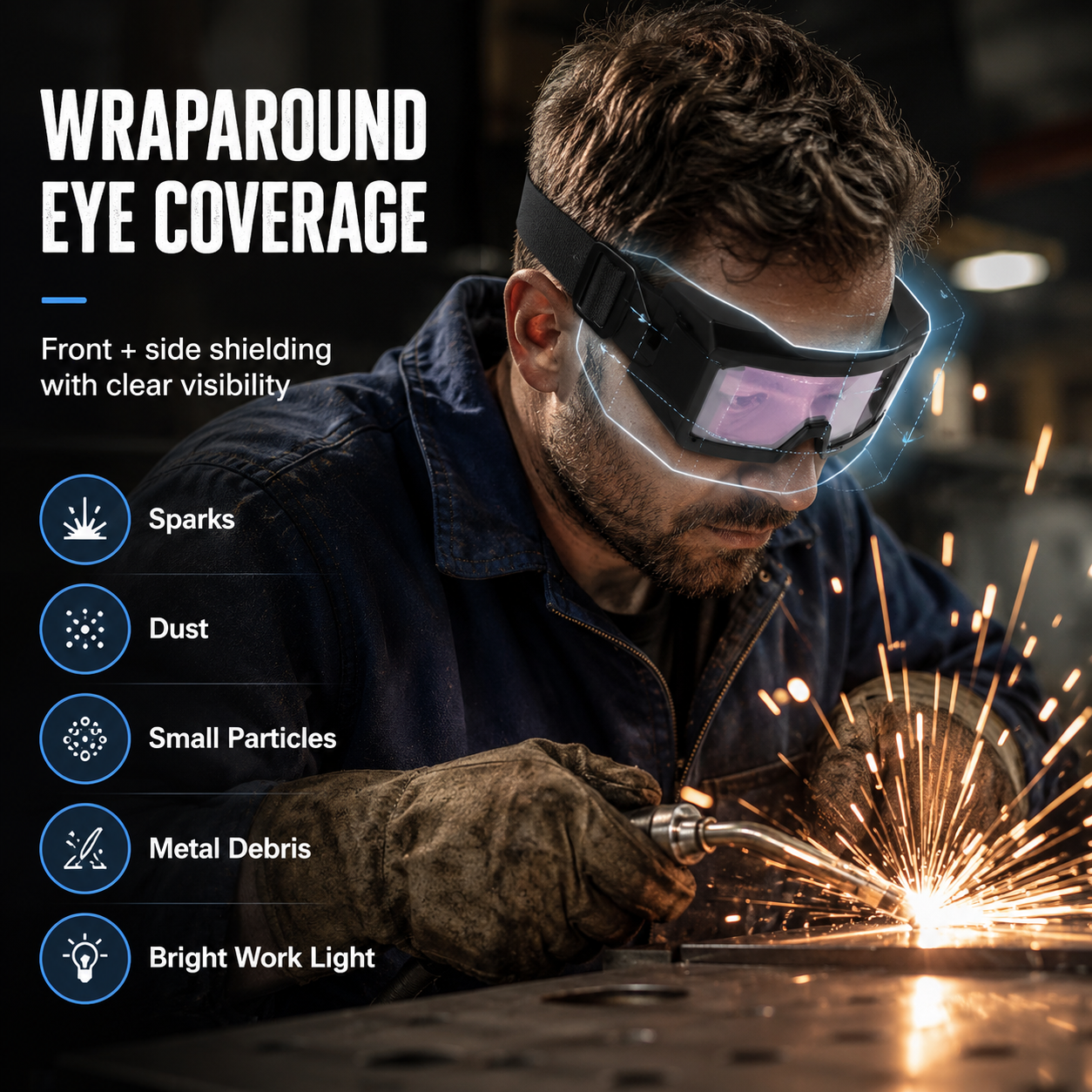 📢📢50% OFF !! ⏰Welder's Eye Protection Goggles 🥽 thumbnail 6