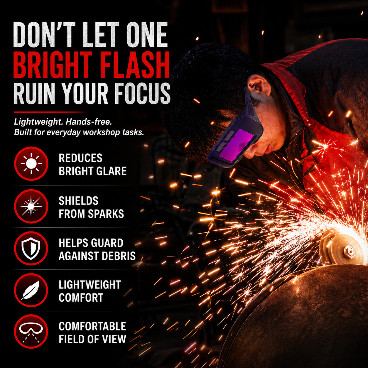 📢📢50% OFF !! ⏰Welder's Eye Protection Goggles 🥽 - Image 1
