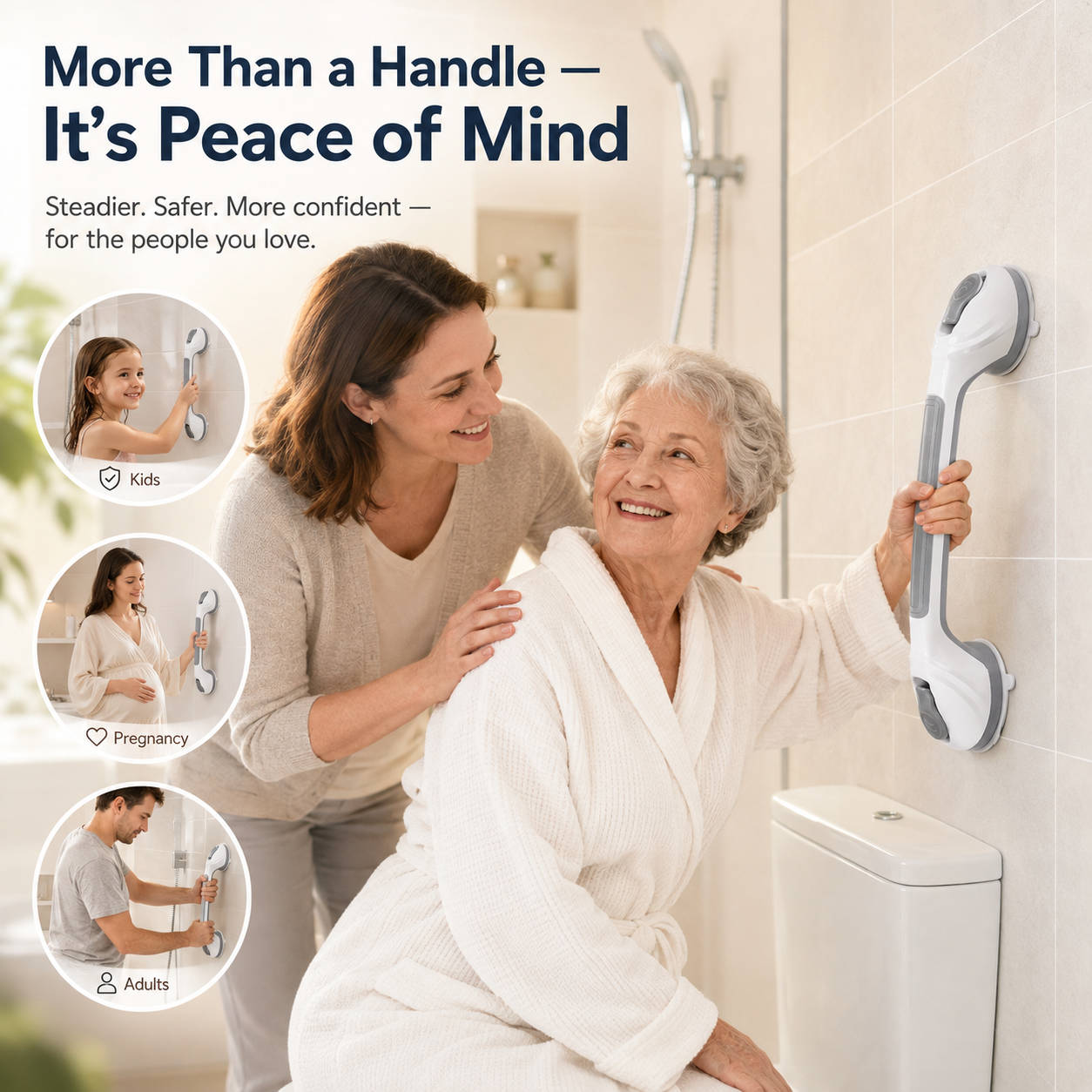 👉 Claim Your 60% Off + FreeShip Now🛡️ Bathroom Stability Support Handle 🚿 thumbnail 2