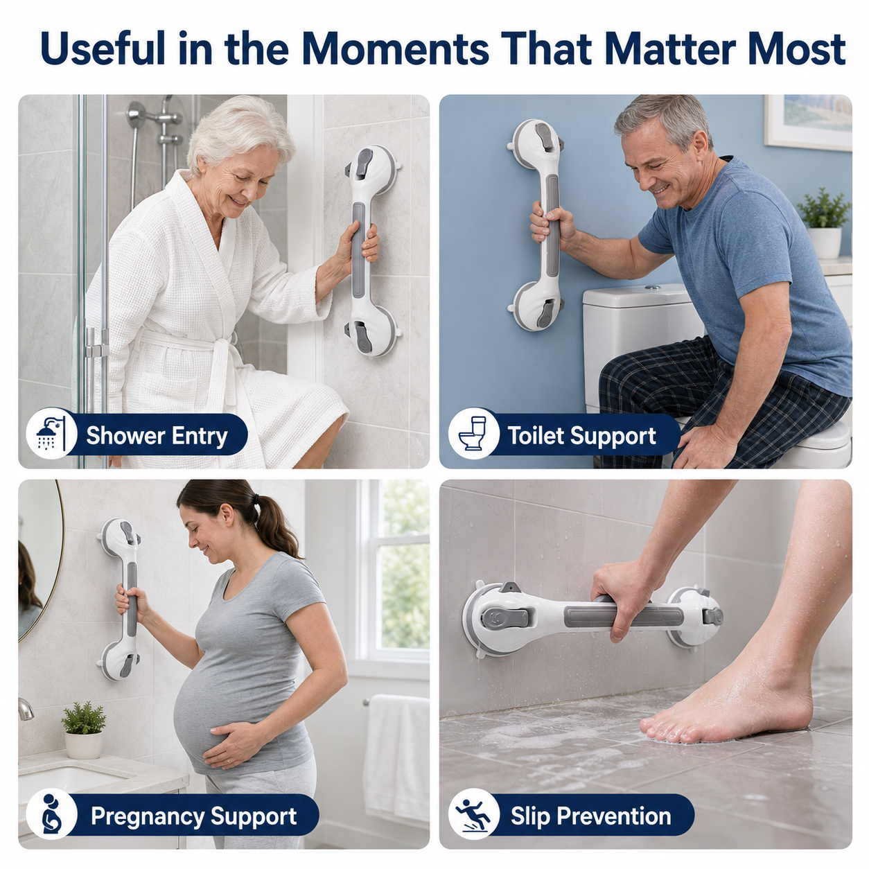 👉 Claim Your 60% Off + FreeShip Now🛡️ Bathroom Stability Support Handle 🚿 thumbnail 7
