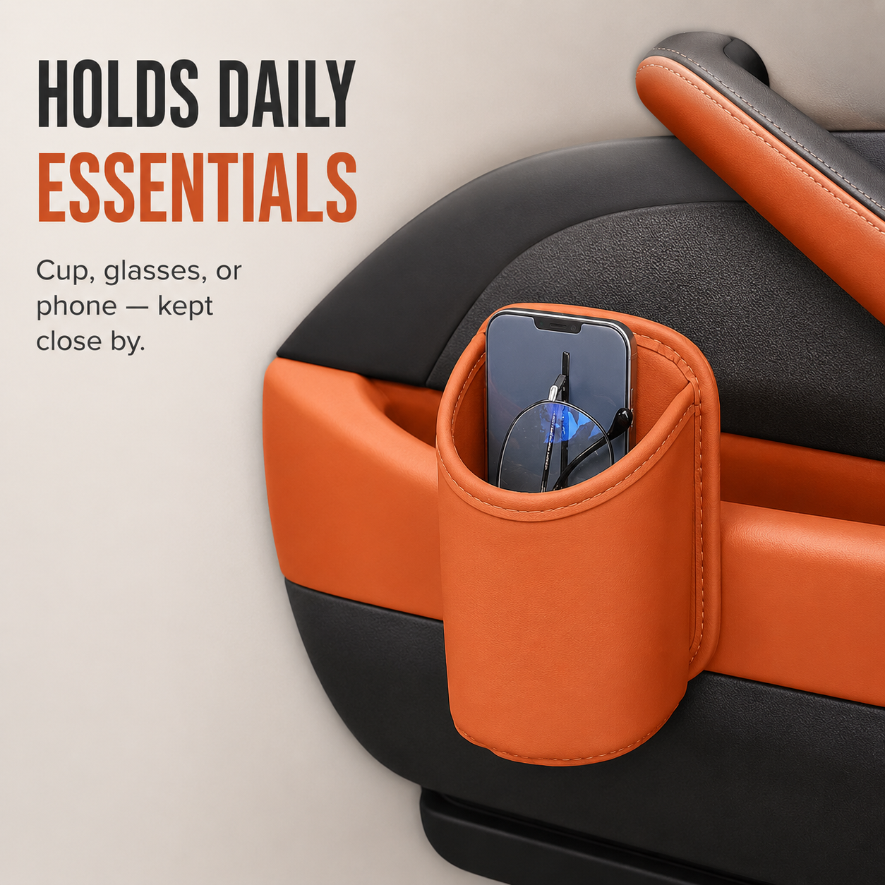 🚗 Car Door Cup Holder & Storage Pocket – Keep Drinks & Phone Within Reach | 49% OFF thumbnail 7