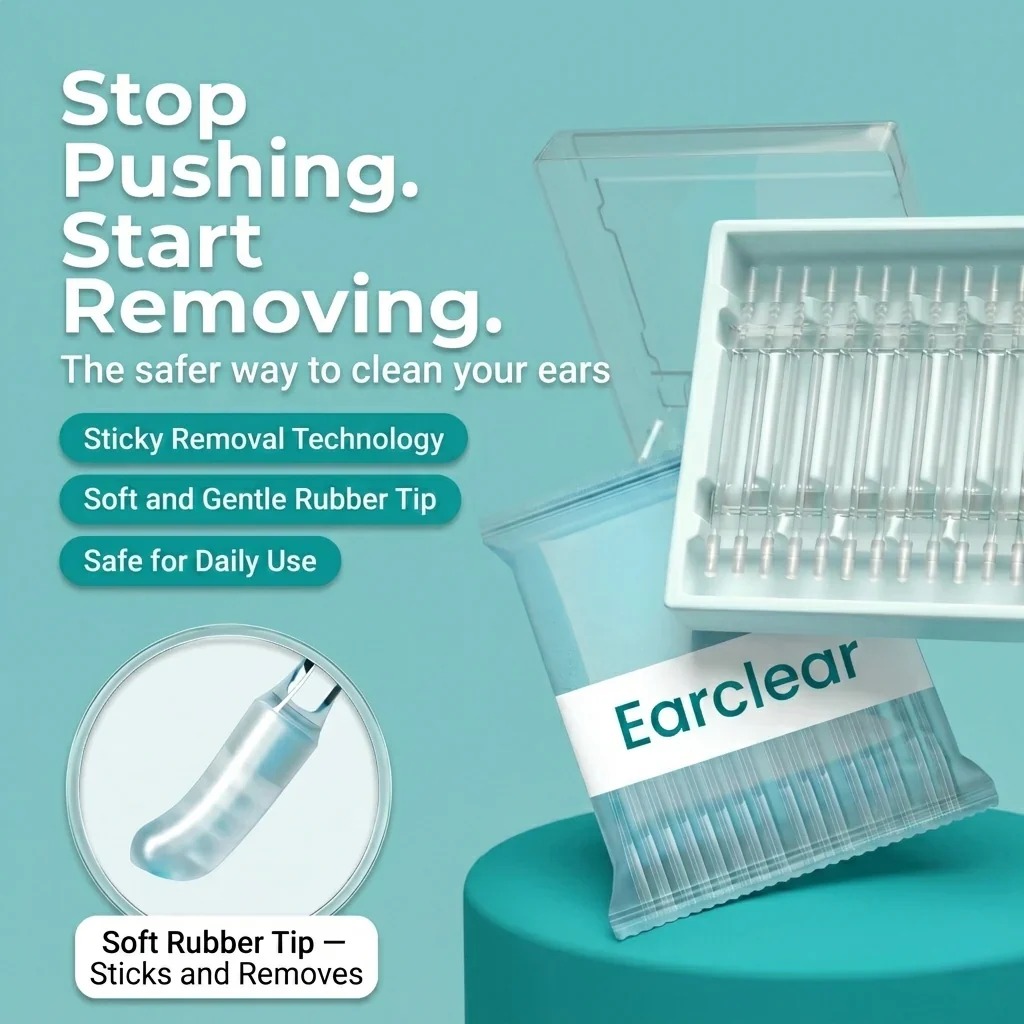 🥳2026 HOT SALE🥳💞50K+ SOLD!💛Sticky Ear Cleaning Picks - Image 1