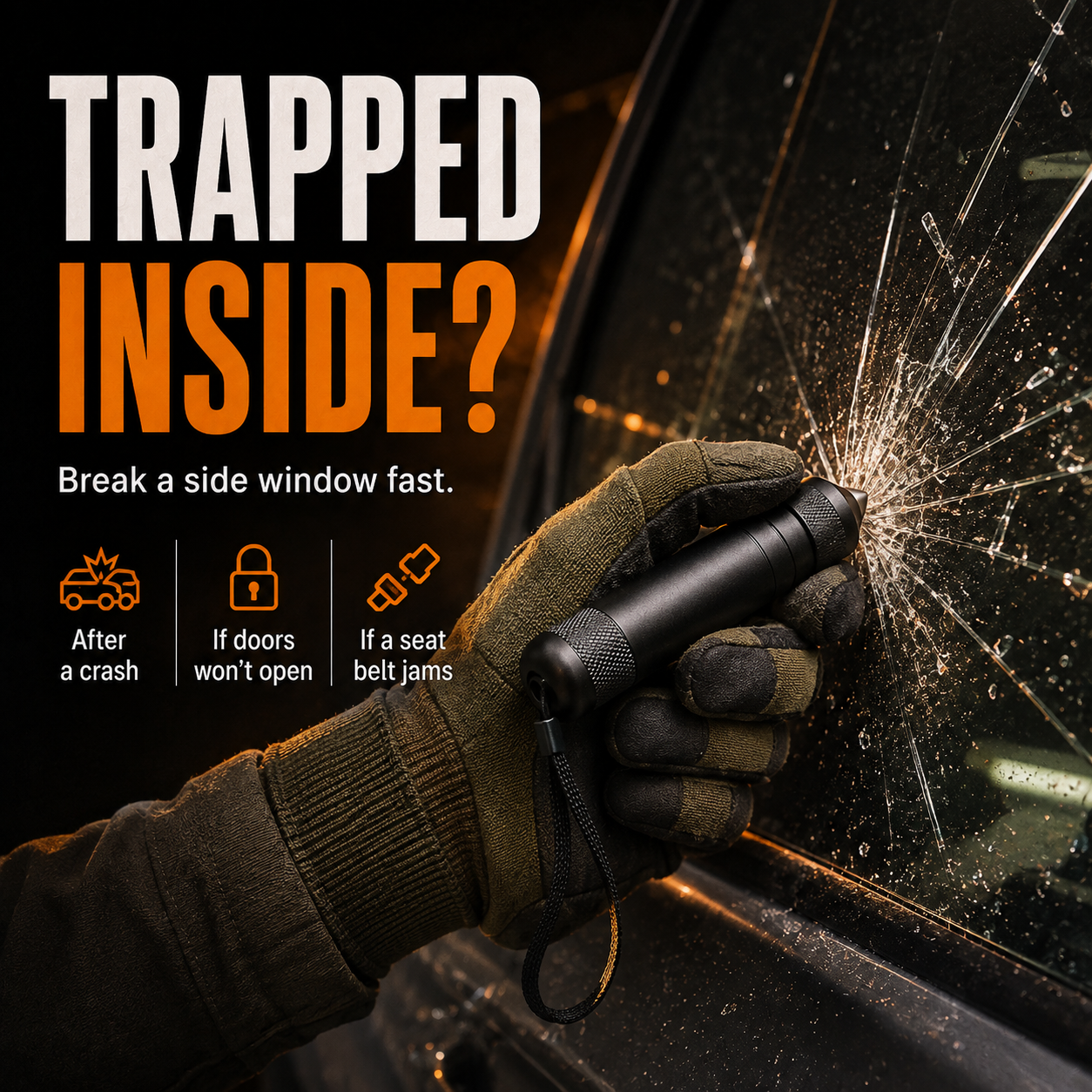 ⚡Big Discount | Safety Hammer 🔨 Emergency Car Escape Tool thumbnail 2
