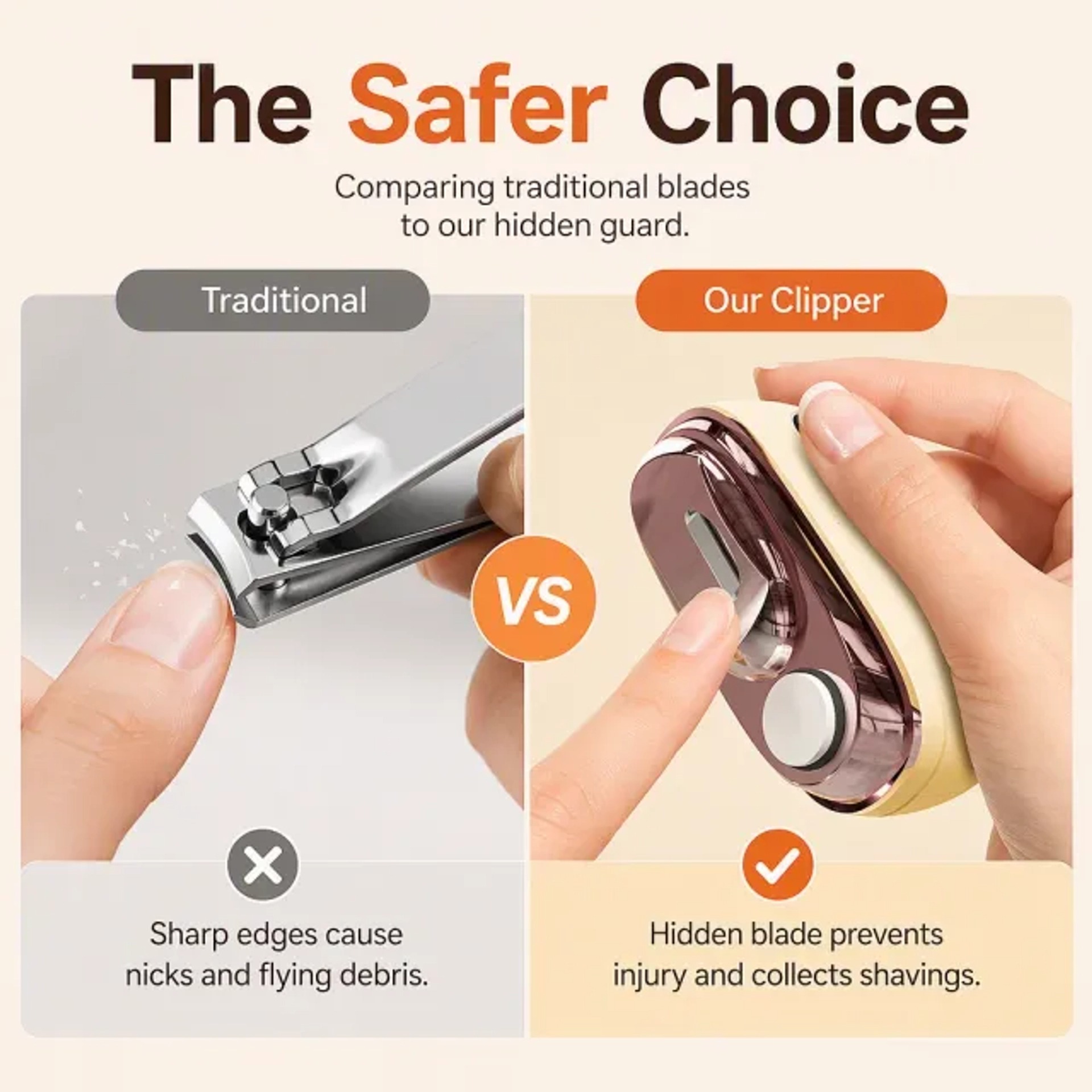⏳Time-Limited Special⏰2-in-1 Smart Electric Nail Trimmer & Polisher for All Ages 👨‍👩‍👧‍👦 – Blade-Free, Blood-Free & thumbnail 3