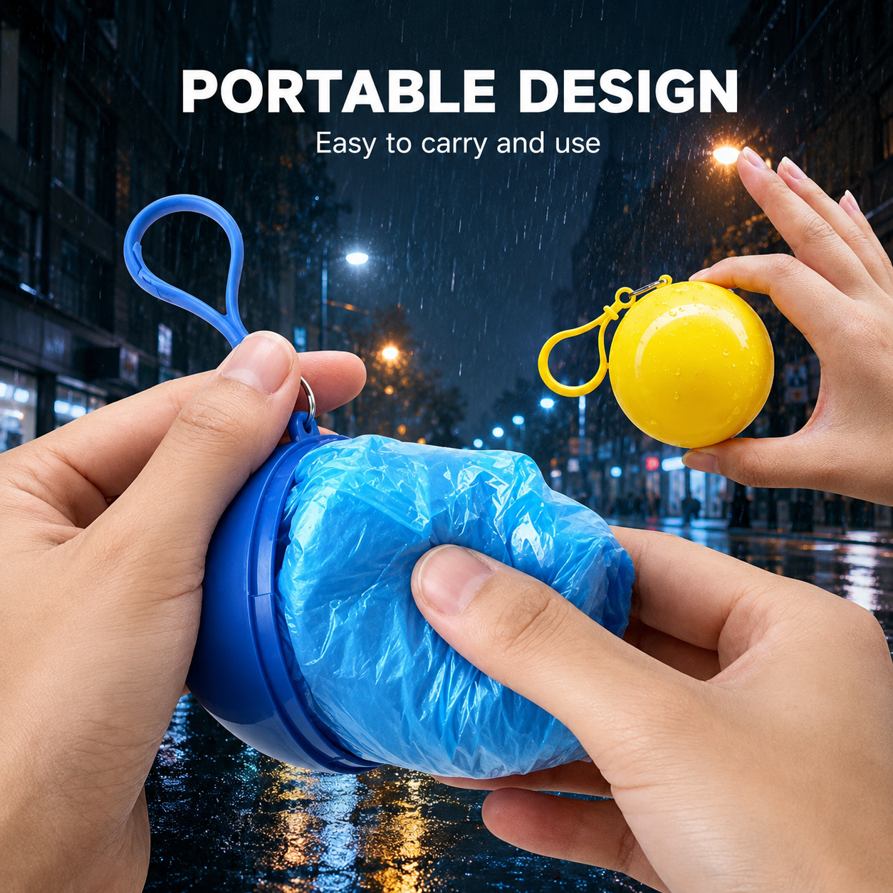🥳2026 HOT SALE🥳💞56K+ SOLD!💛✨ BUY 2 GET 1 FREE 🌧️ Pocket-Size Disposable Raincoat for Unexpected Showers ☔ thumbnail 7