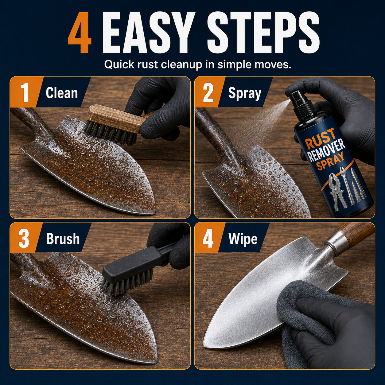 🔥 Rust Remover Spray – Restore Rusty Tools Fast | 49% OFF thumbnail 7
