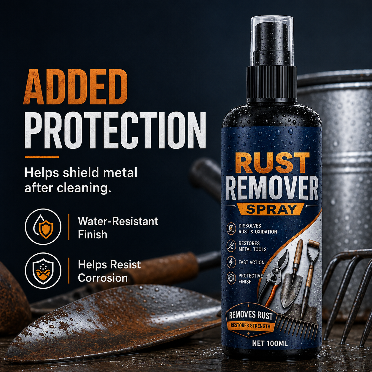 🔥 Rust Remover Spray – Restore Rusty Tools Fast | 49% OFF thumbnail 5