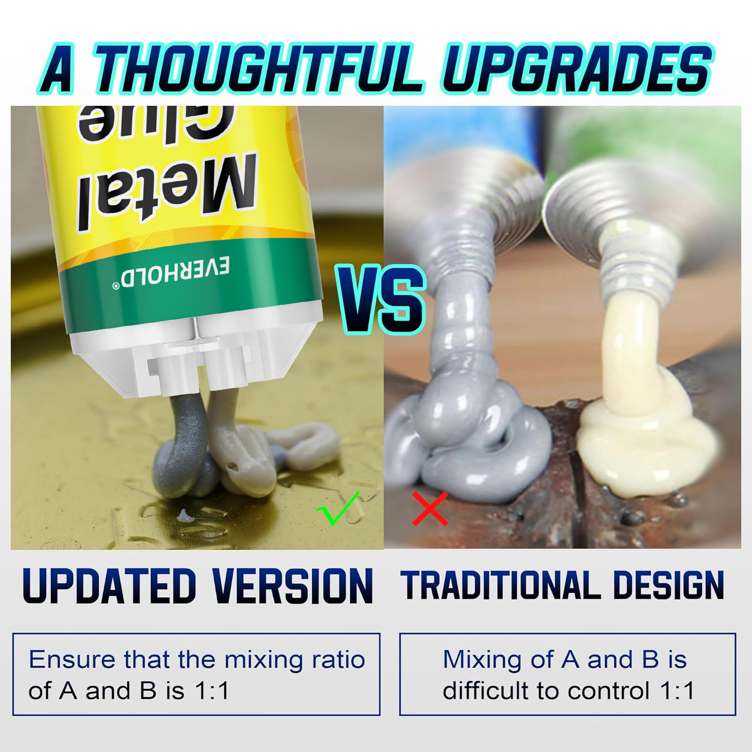 🛡️ Trusted by 50,000+ Customers | 🛠️High-Strength AB Metal Repair Glue thumbnail 8