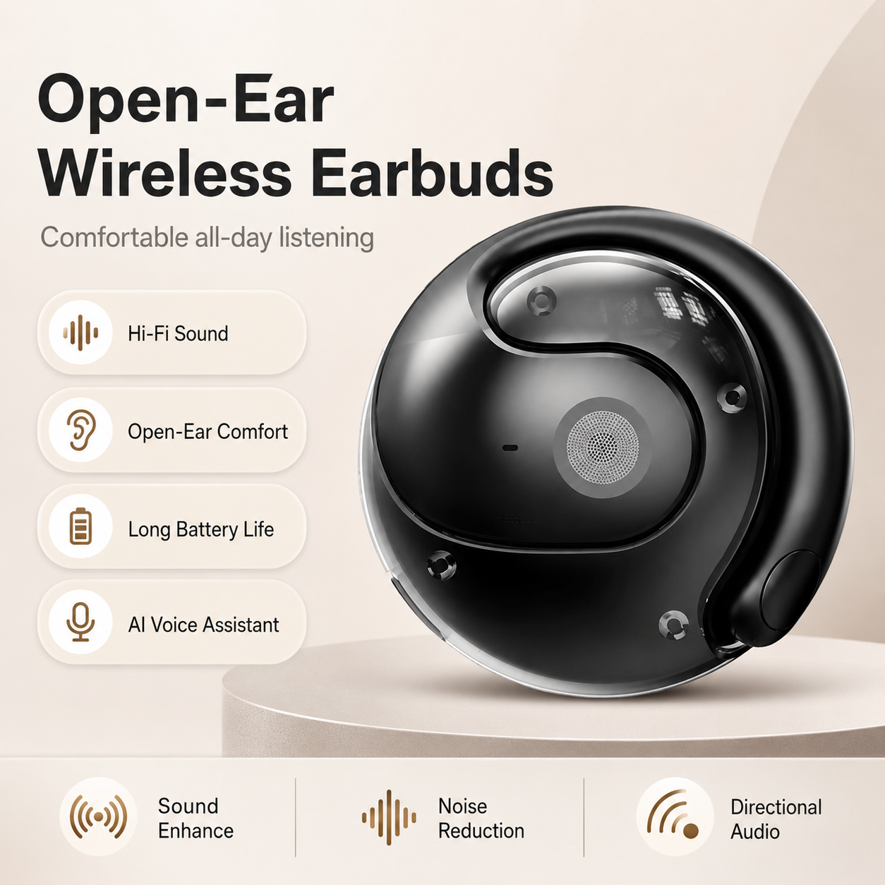 🥳2026 HOT SALE🥳💞56K+ SOLD!🌎🔥 50% OFF! 🎧Smart Translator Headphones with Real-Time Translation thumbnail 10