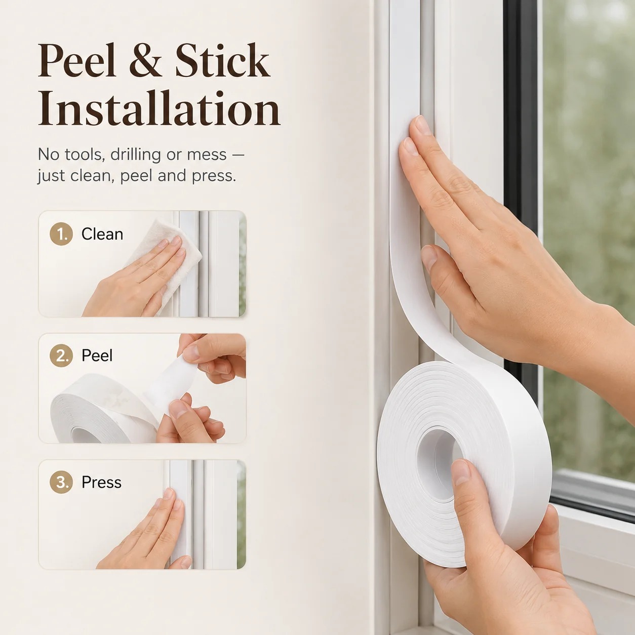 🥳2026 HOT SALE🥳💞56K+ SOLD!💛✨16.4FT Weather Seal for Doors, Windows & More thumbnail 3