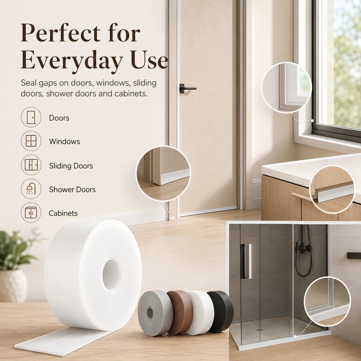 🥳2026 HOT SALE🥳💞56K+ SOLD!💛✨16.4FT Weather Seal for Doors, Windows & More thumbnail 5