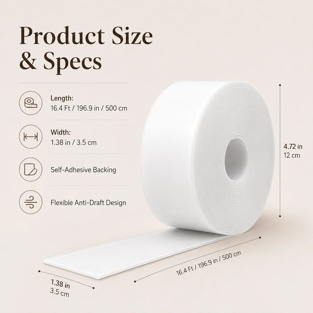 🥳2026 HOT SALE🥳💞56K+ SOLD!💛✨16.4FT Weather Seal for Doors, Windows & More thumbnail 7