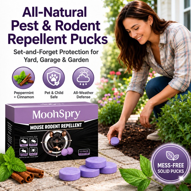 🔥60% OFF - 💊🐭 All-Natural Peppermint & Cinnamon Pest & Rodent Repellent Pucks 🕷️🐍 - Image 1