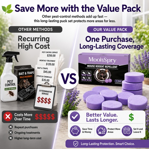 🔥60% OFF - 💊🐭 All-Natural Peppermint & Cinnamon Pest & Rodent Repellent Pucks 🕷️🐍 thumbnail 3