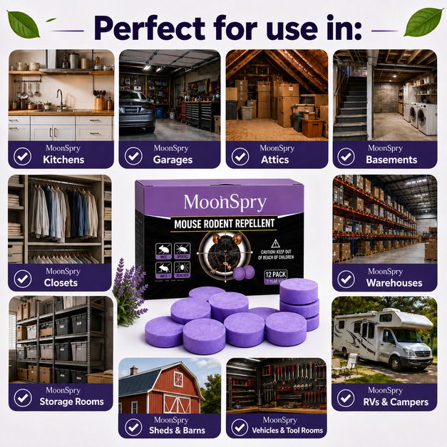 🔥60% OFF - 💊🐭 All-Natural Peppermint & Cinnamon Pest & Rodent Repellent Pucks 🕷️🐍 thumbnail 14