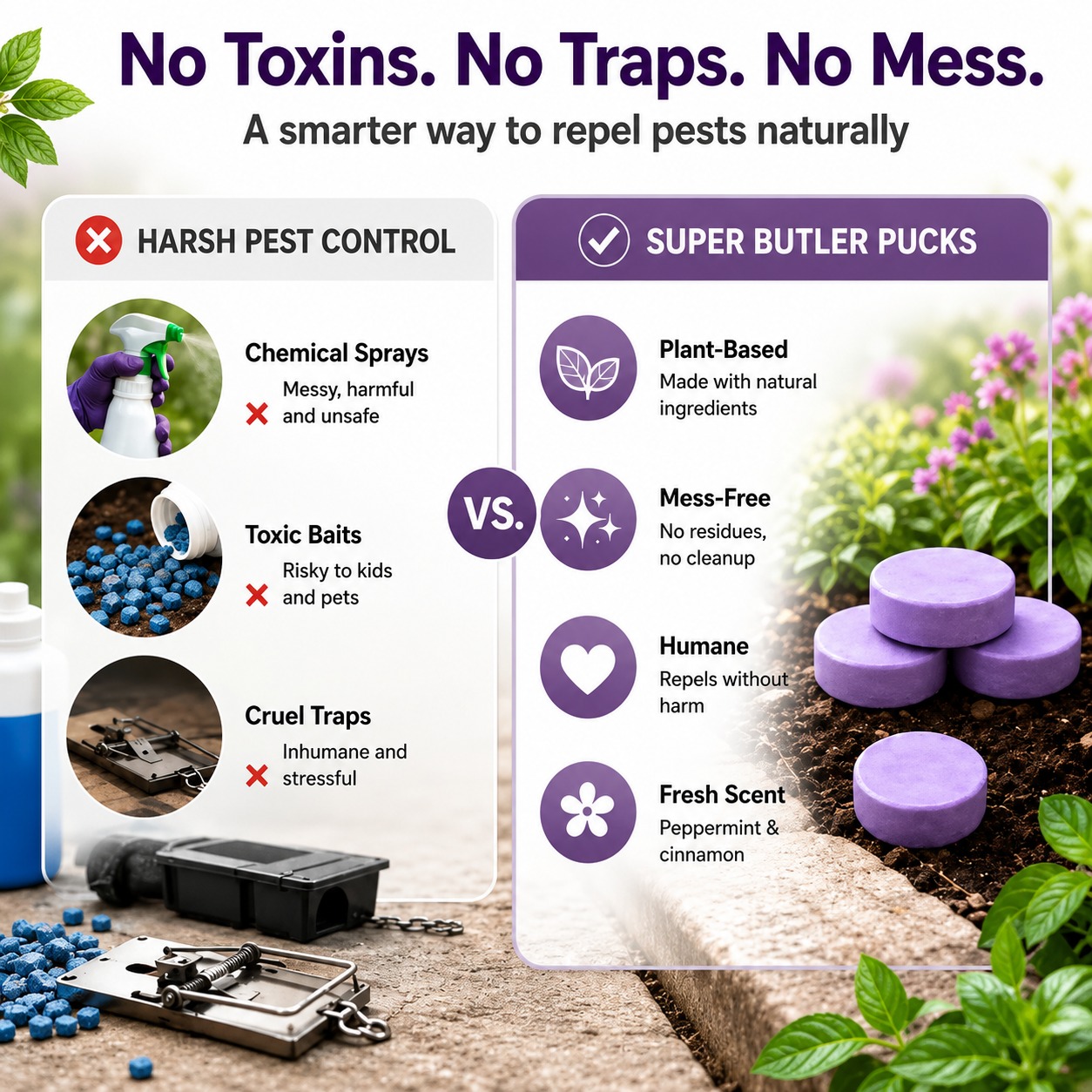 🔥60% OFF - 💊🐭 All-Natural Peppermint & Cinnamon Pest & Rodent Repellent Pucks 🕷️🐍 thumbnail 4