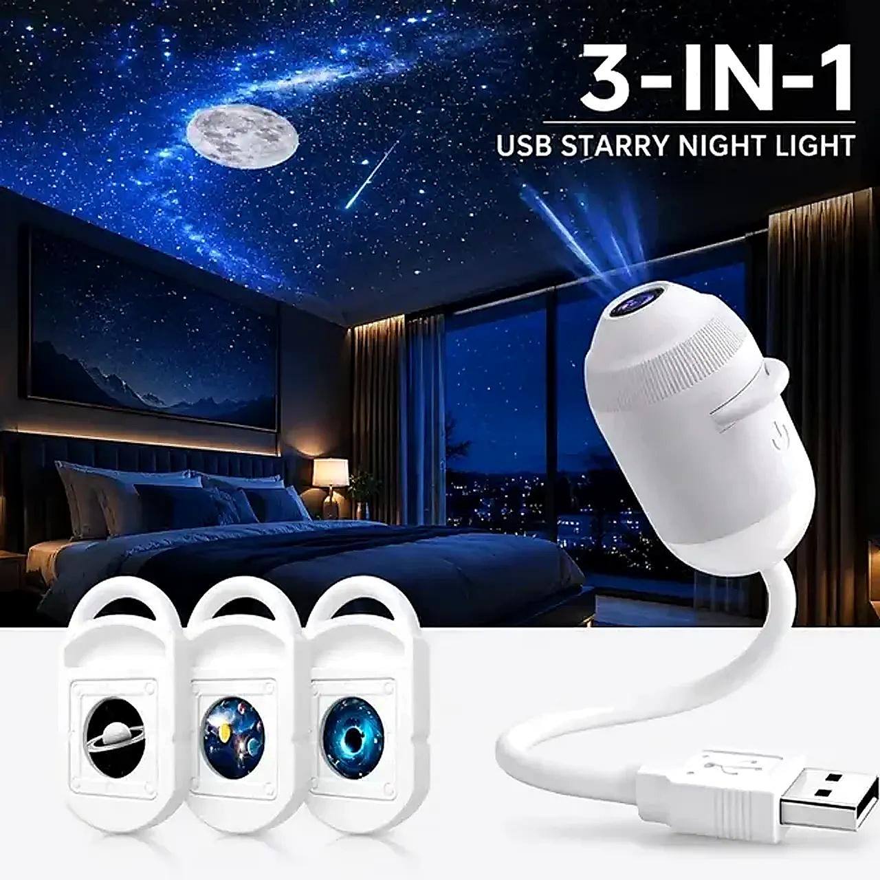 🥳2026 HOT SALE🥳💞57K+ SOLD!💛✨✨ Plug-and-Play HD Star Projector thumbnail 6