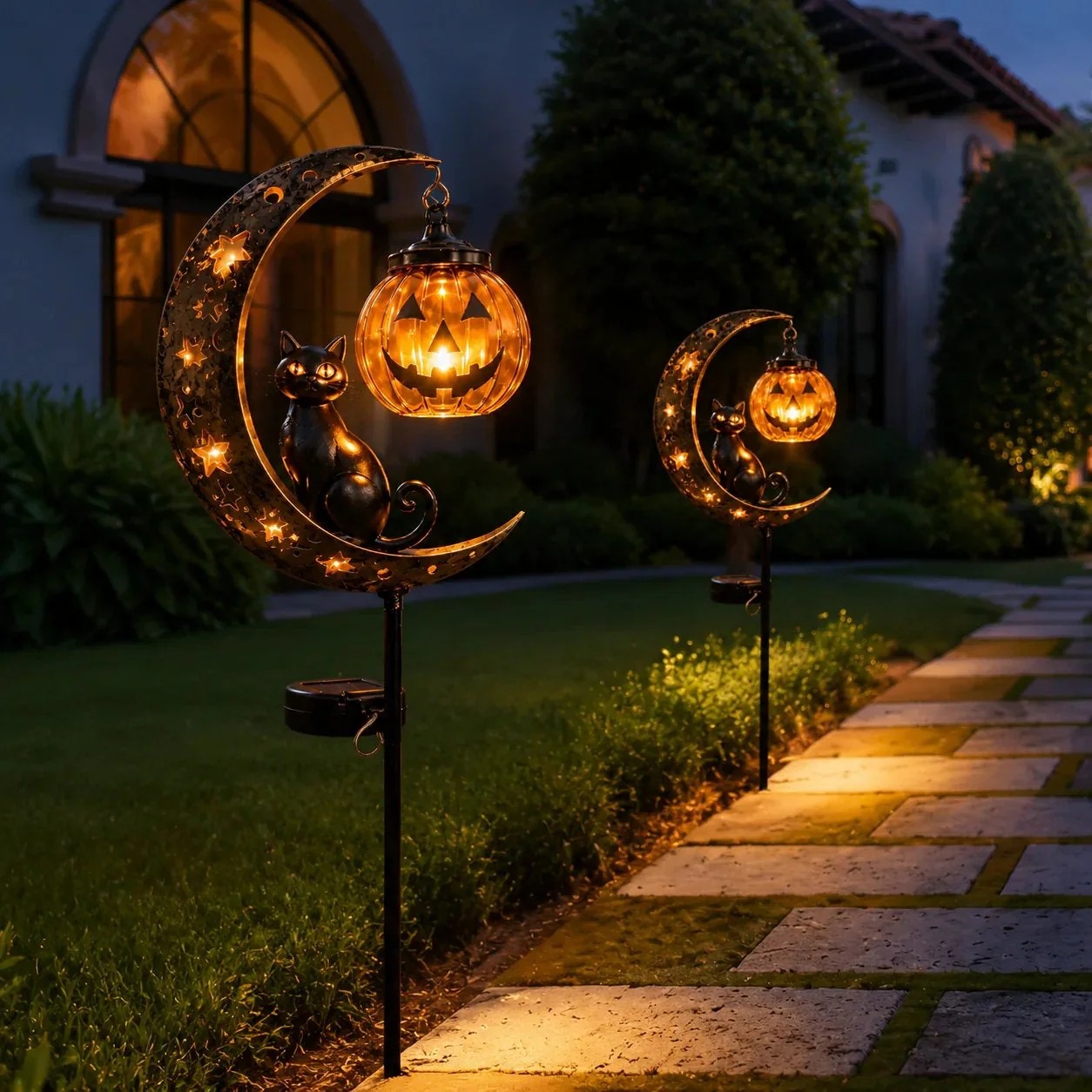 🔥 55% OFF TODAY 👻 Solar Halloween Garden Stake Light with Black Cat & Pumpkin thumbnail 6