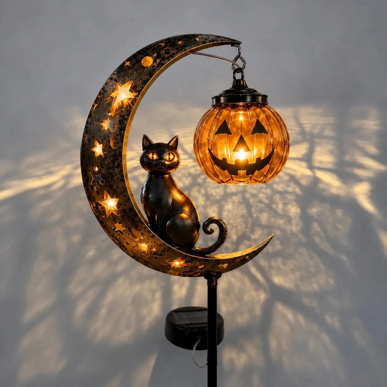🔥 55% OFF TODAY 👻 Solar Halloween Garden Stake Light with Black Cat & Pumpkin thumbnail 7