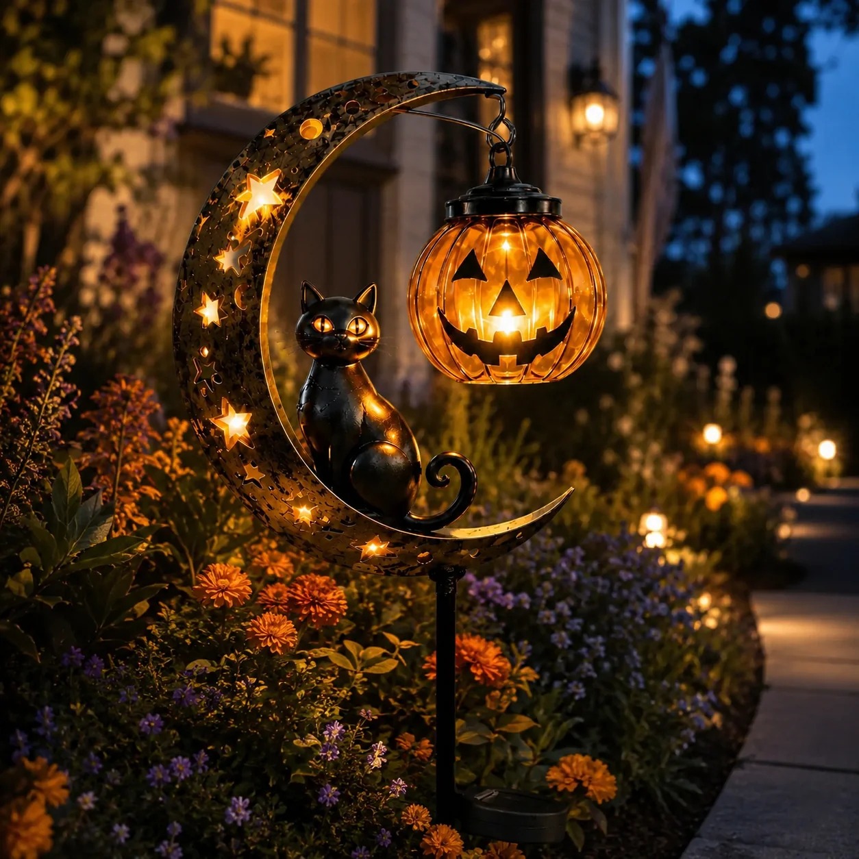 🔥 55% OFF TODAY 👻 Solar Halloween Garden Stake Light with Black Cat & Pumpkin thumbnail 8