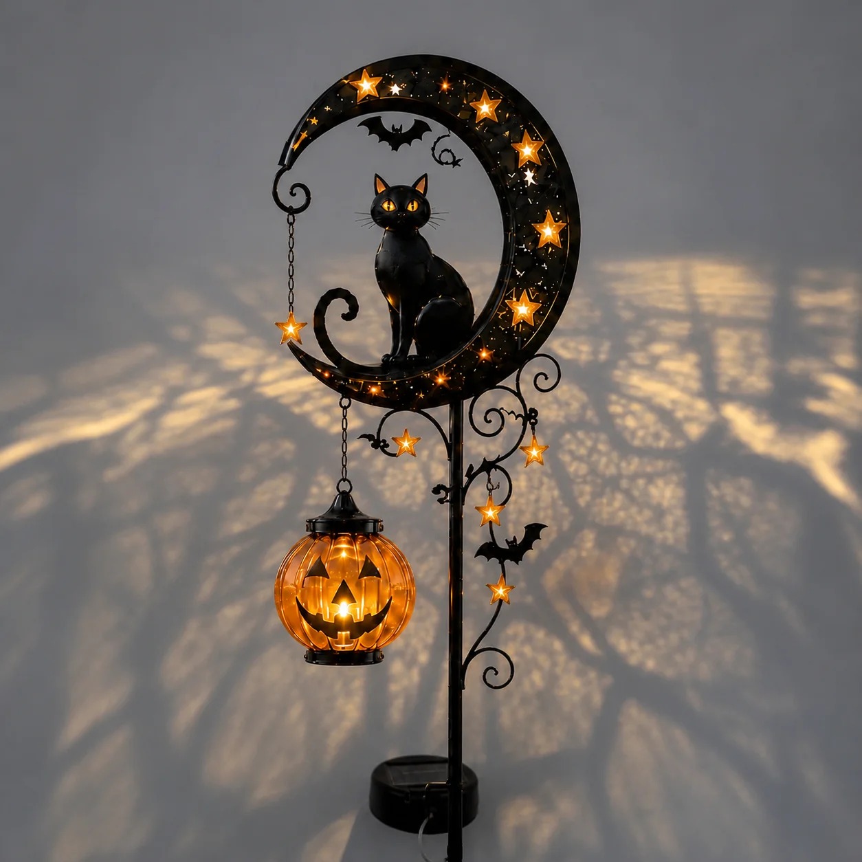 🔥 55% OFF TODAY 👻 Solar Halloween Garden Stake Light with Black Cat & Pumpkin thumbnail 9