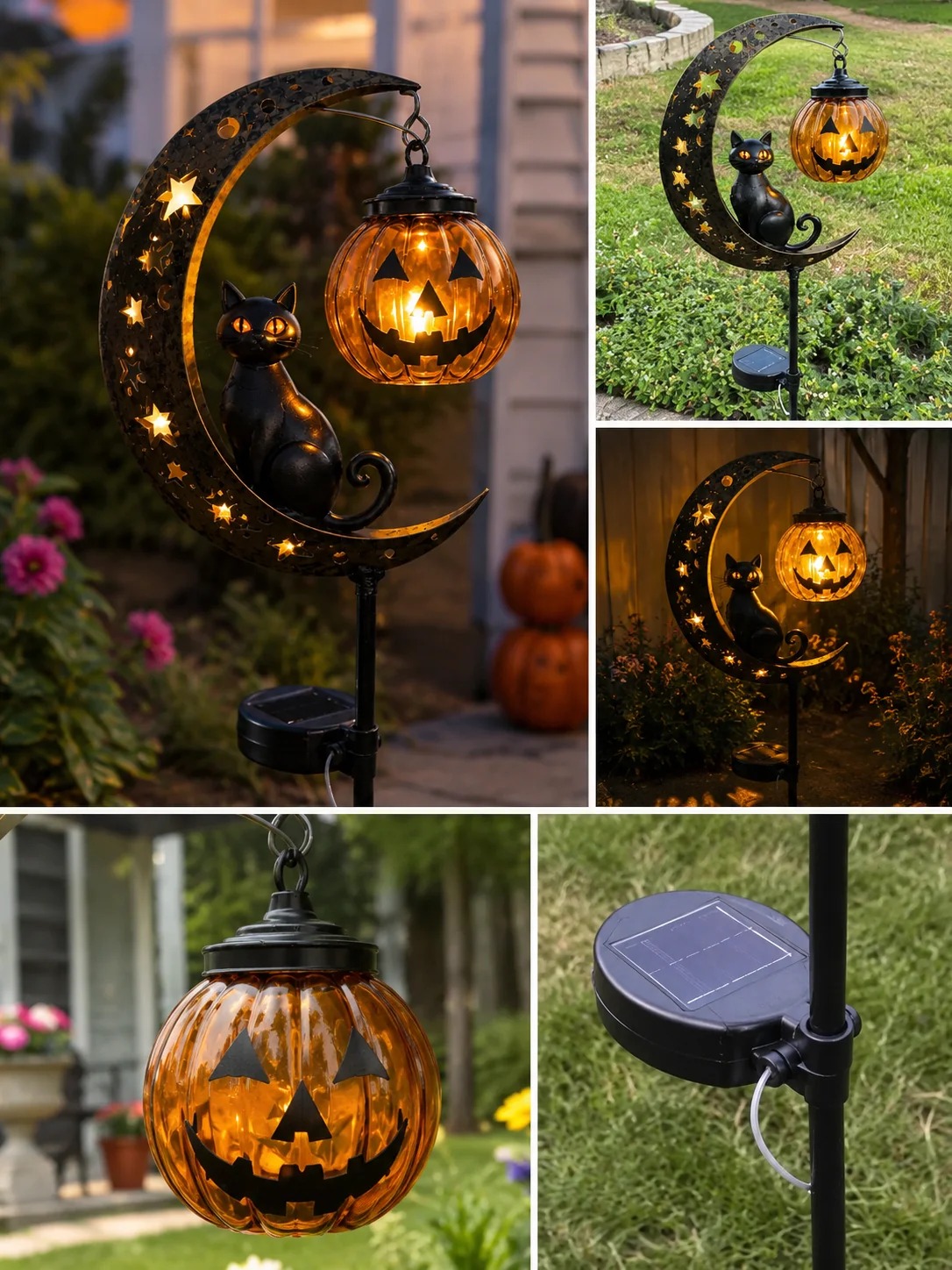 🔥 55% OFF TODAY 👻 Solar Halloween Garden Stake Light with Black Cat & Pumpkin thumbnail 12