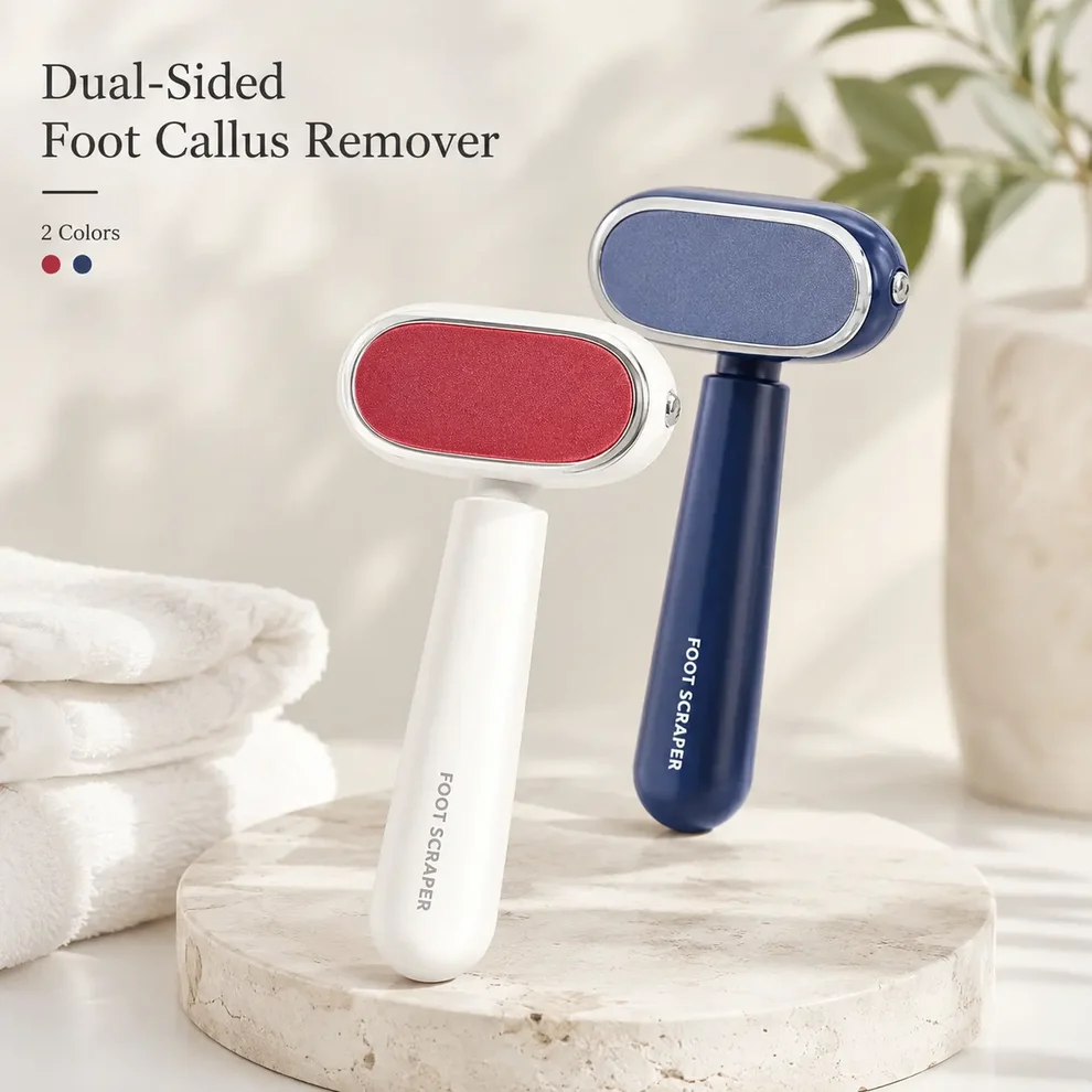 Dual-Sided Foot Callus Remover, Replaceable Stainless Steel Blade Foot Scraper 🦶 thumbnail 7