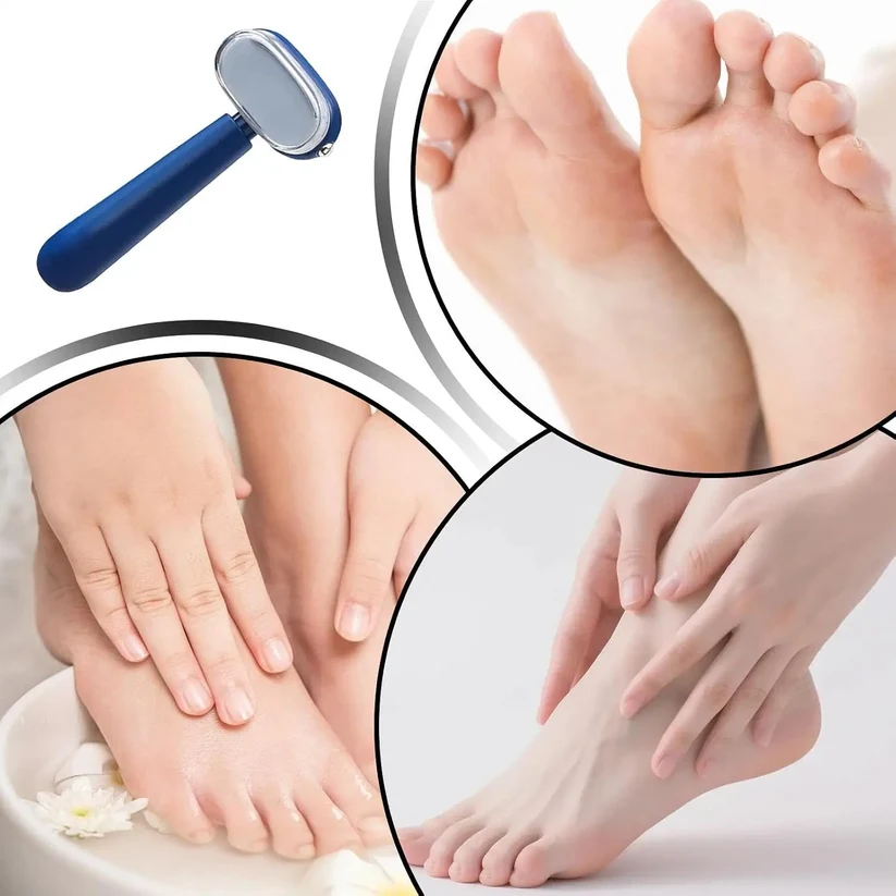 Dual-Sided Foot Callus Remover, Replaceable Stainless Steel Blade Foot Scraper 🦶 thumbnail 9