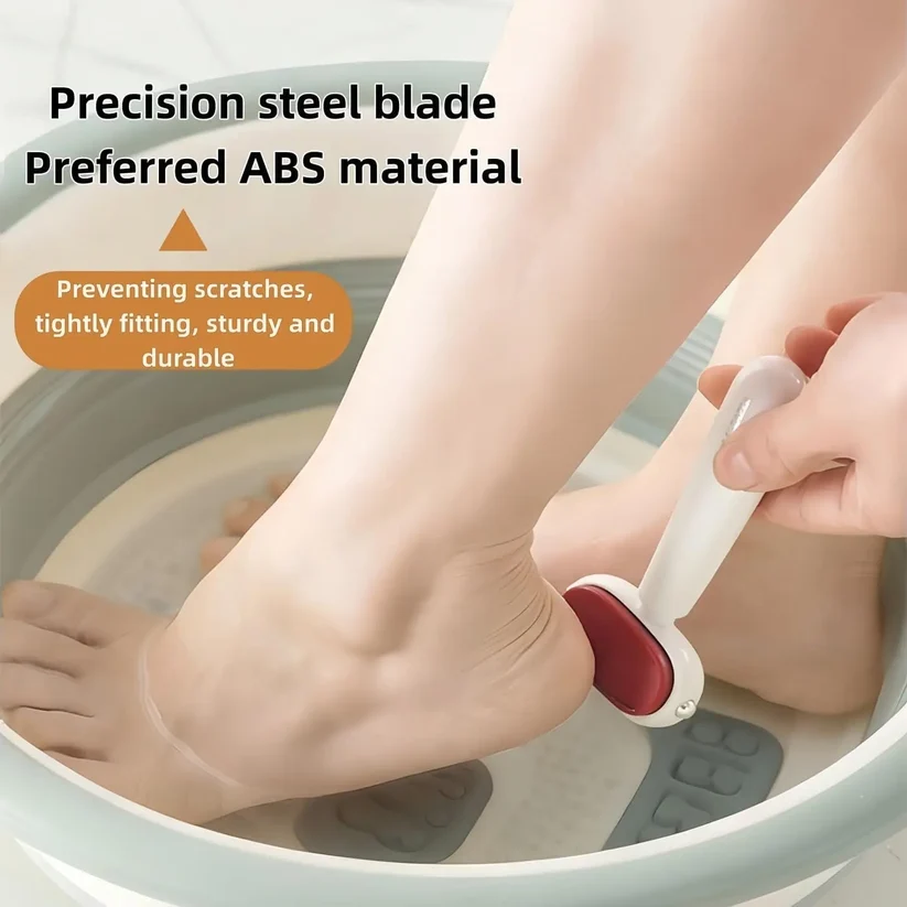 Dual-Sided Foot Callus Remover, Replaceable Stainless Steel Blade Foot Scraper 🦶 thumbnail 10