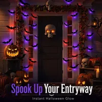 🦇LIMITED-TIME 50% OFF! ⏰Spooky 3D Bat LED Wall Light, Halloween Indoor Outdoor Wall Decoration Light👻 thumbnail 4