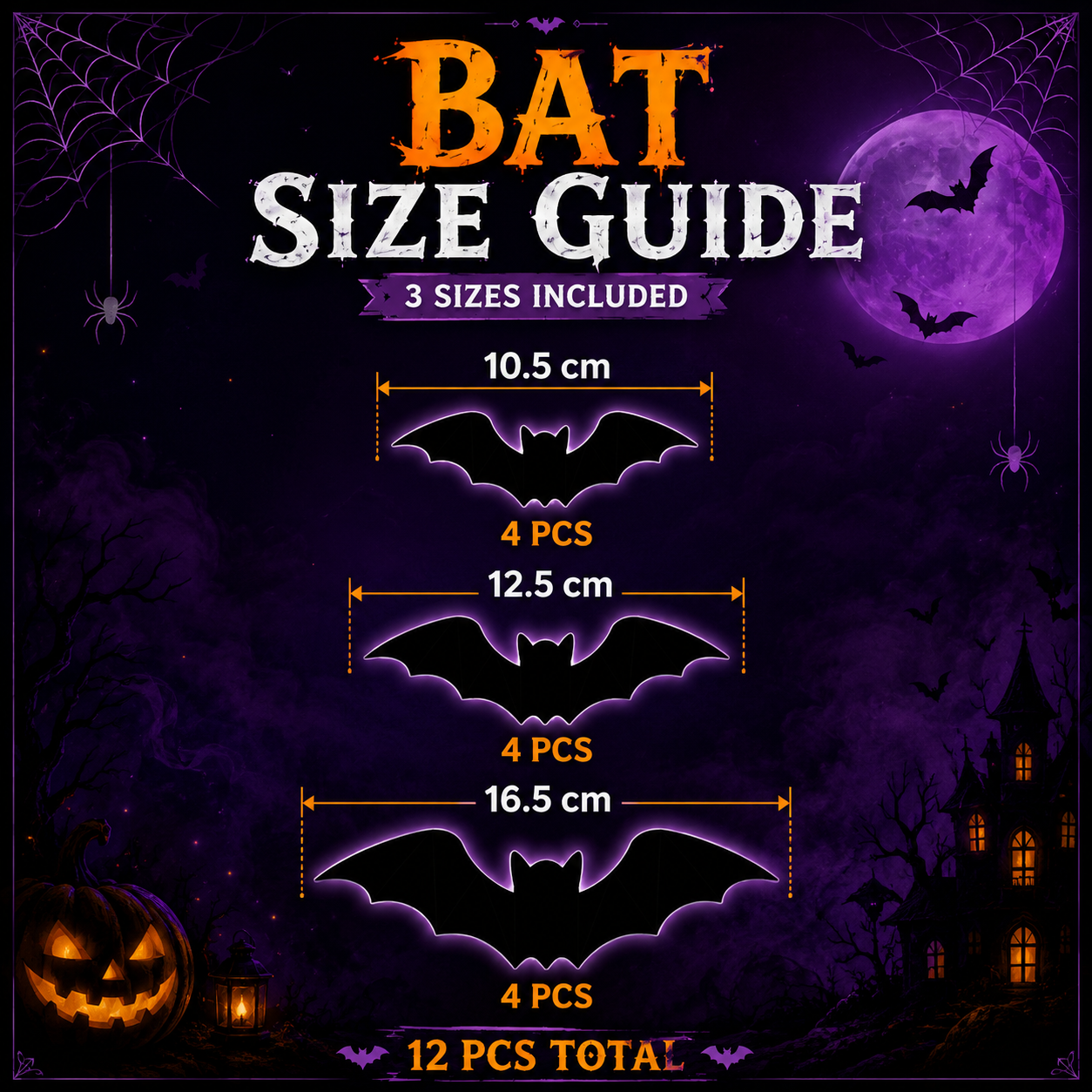 🦇LIMITED-TIME 50% OFF! ⏰Spooky 3D Bat LED Wall Light, Halloween Indoor Outdoor Wall Decoration Light👻 thumbnail 8