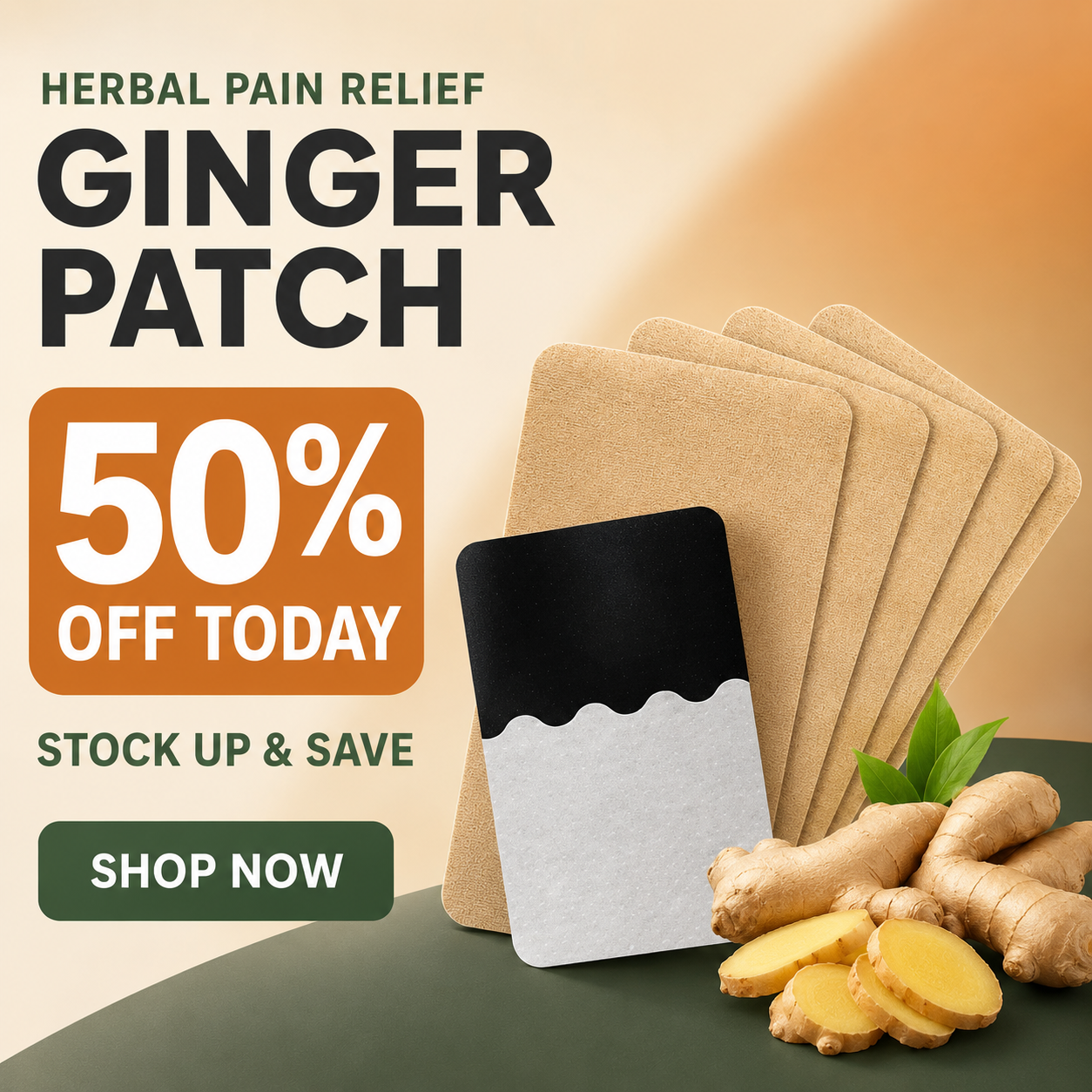🔥 Last Day 50% OFF — Herbal Pain Relief Ginger Patch🌿 thumbnail 7