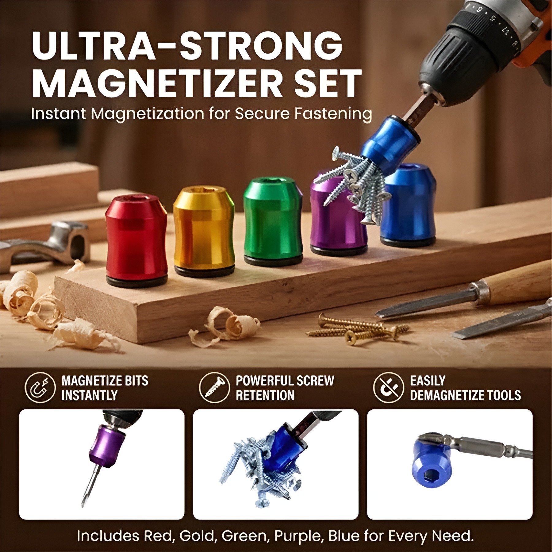 🔥 Last Day 50% OFF 🔥Magnetizer and Demagnetizer Tool Set thumbnail 4