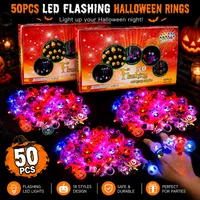 🔥🎃Spooky Season Hot Sale 50% OFF‼️✨LED Light Halloween Glowing Ring 💍| Flashing Light‑Up Party Favor for Halloween 🎃 thumbnail 7