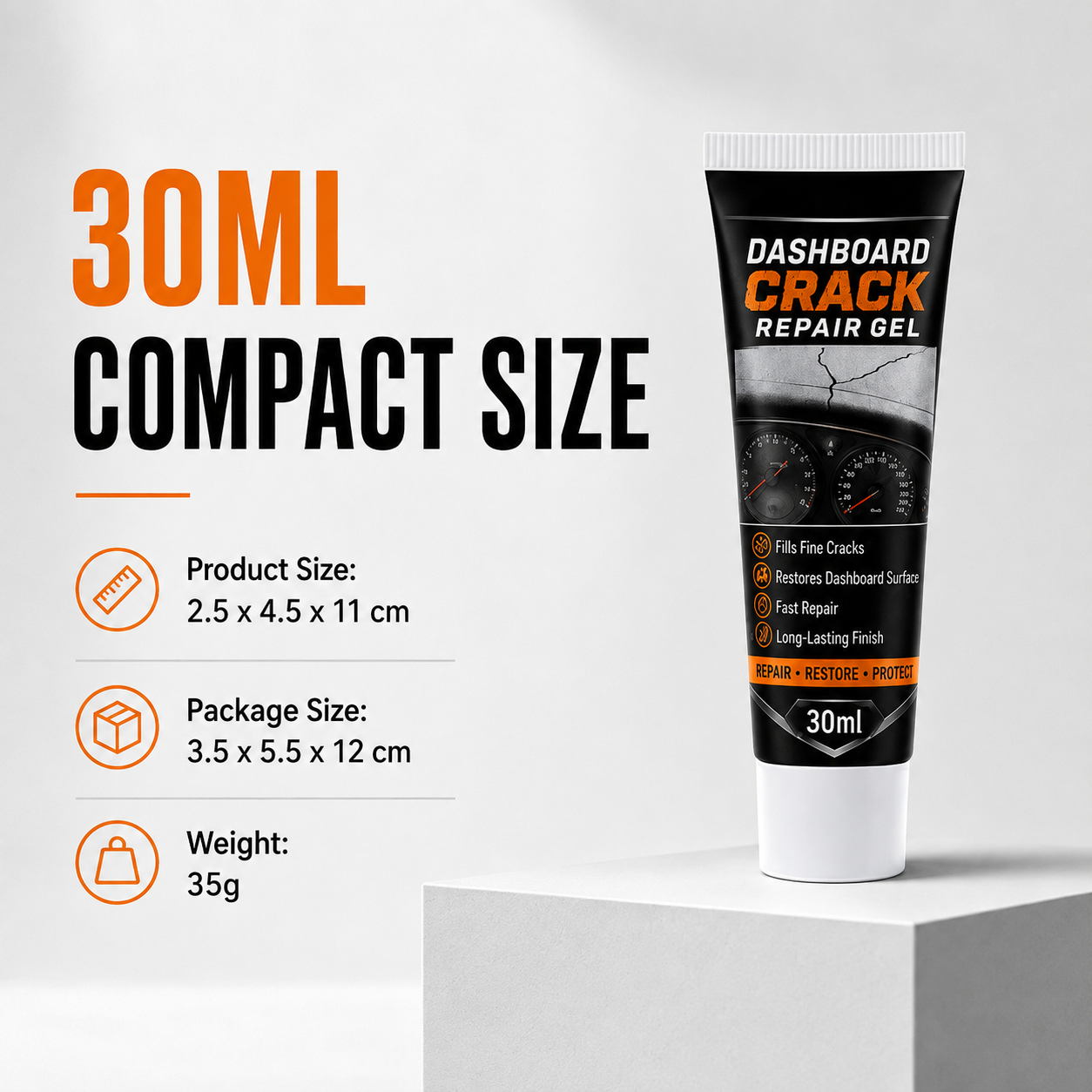🚗 2026 Dashboard Crack Repair Gel – Fill Cracks & Refresh Worn Car Interiors | 50% OFF thumbnail 8