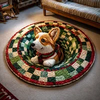 🎃3D Haunted Staircase Round -Rug – Spooky Halloween Optical Illusion🎉 thumbnail 12