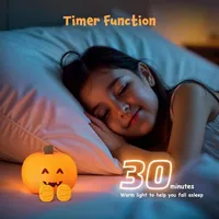 🔥🎃Spooky Season Hot Sale 60% OFF‼️🎃 Rechargeable Silicone Pumpkin Night Light thumbnail 6