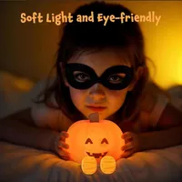 🔥🎃Spooky Season Hot Sale 60% OFF‼️🎃 Rechargeable Silicone Pumpkin Night Light thumbnail 8