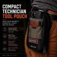 🍂 Limited Fall 2026 – Compact Technician Tool Pouch with Phone Pocket & Dual-Layer Storage thumbnail 1