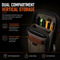 🍂 Limited Fall 2026 – Compact Technician Tool Pouch with Phone Pocket & Dual-Layer Storage thumbnail 5