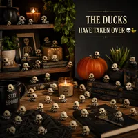 🔥🎃Spooky Season Hot Sale 60% OFF‼️💀🦆MINI SKULL DUCK DECORATIONS 🎃 2026 HALLOWEEN LIMITED DROP thumbnail 4